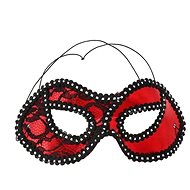 Scrabble - Mask with Lace Red - Farewell to Freedom - Carnival Mask