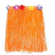 Hawaiian Skirt - Hawaii - Orange 40cm - Costume Accessory