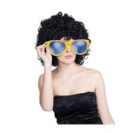 Mega Party Glasses Yellow - Costume Accessory