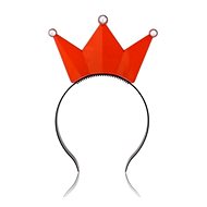 Flashing Red Crown Headband - Hairband
