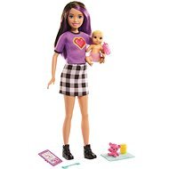 Barbie Nanny Skipolly Pocketer + baby and accessories - Doll