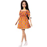 Barbie Model - Orange Dress with Polka Dots - Doll
