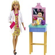 Barbie Foglalkozások - Gyermekorvos - szőke - Játékbaba