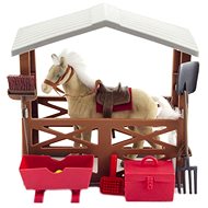 Horse with Stable and Accessories - Figure Accessories