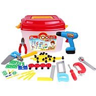 Werkzeug-Set in Kunststoffkoffer - 94-teilig - Kinderwerkzeug