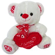 Teddy bear with ribbon and heart - 35 cm - Soft Toy