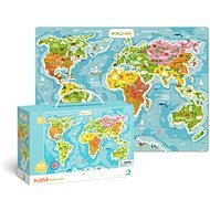 Puzzle Mapa Sveta – 100 dielikov - Puzzle