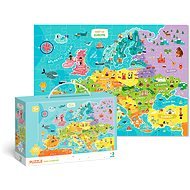 Puzzle Európa térkép -100 darab - Puzzle