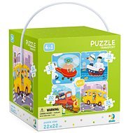 Puzzle 4in1 Transport - Jigsaw