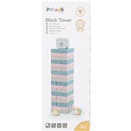 Wooden tower 54 pcs - Stacking Pyramid