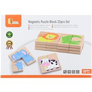 Wooden magnetic puzzle - animals - Wooden Puzzle