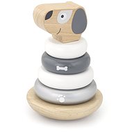 Wooden pyramid - dog - Sort and Stack Tower