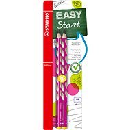 STABILO EASYgraph L HB Bleistift Pink - 2 Stück im Blister - Bleistift