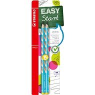 STABILO EASYgraph L HB Bleistift Blau - 2 Stück im Blister - Bleistift