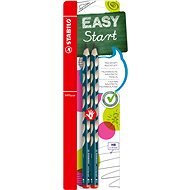 STABILO EASYgraph R HB Bleistift Petrol - 2 Stück im Blister - Bleistift
