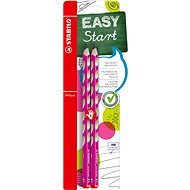 STABILO EASYgraph R HB Bleistift Pink - 2 Stück im Blister - Bleistift