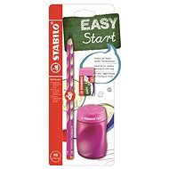 A Stabilo EASYgraph iskolai szett rózsaszínű R faragóval és radírral - Ceruza