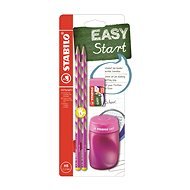 Stabilo EASYgraph S School Set Pink L with Sharpener and Rubber - Pencil