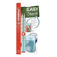 Stabilo EASYgraph S School Set Blue R with Sharpener and Rubber - Pencil