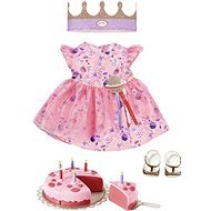 BABY born Deluxe Készlet tortával Születésnapi kiadás, 43 cm - Kiegészítő babákhoz