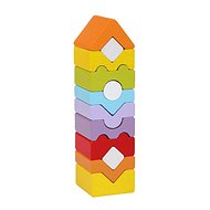 Cubika 14996 Tower XI - wooden puzzle 12 pieces - Stacking Pyramid