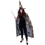 Rappa witch's cloak with web and hat - Costume