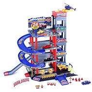 Rappa large parking garage with metal car models - Toy Garage