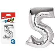Balloon No. 5 inflatable foil 40 cm - Balloons