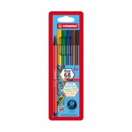 STABILO Pen 68 6 pcs Case - Felt Tip Pens