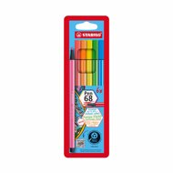 STABILO Pen 68 Neon 6 pcs Case - Felt Tip Pens