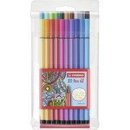 STABILO Pen 68 20 pcs Plastic Case - Felt Tip Pens