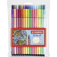 STABILO Pen 68 24 + 6 Neon Case - Felt Tip Pens