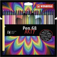STABILO Pen 68 24 pcs cardboard case “ARTY“ - Felt Tip Pens