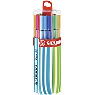 STABILO Pen 68 20 pcs Twin Pack Blue / Green, Hanging - Felt Tip Pens