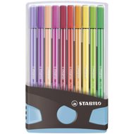 STABILO Pen 68 20 pcs ColorParade Anthracite/Blue - Felt Tip Pens