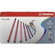 STABILO Pen 68 30 pcs Metal Case - Felt Tip Pens