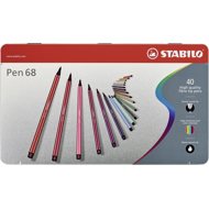 STABILO Pen 68 40 pcs metal case - Felt Tip Pens