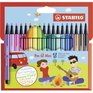STABILO Pen 68 Mini 18 pcs cardboard case - Felt Tip Pens