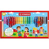 STABILO Cappi 24 pcs Case - Felt Tip Pens