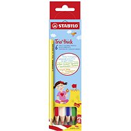 STABILO Trio, 6 pcs Thick Case - Coloured Pencils