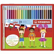 STABILO Colour 24 pcs Metal Case - Coloured Pencils