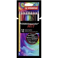 STABILOaquacolour 12 pcs Cardboard Case “ARTY“ - Coloured Pencils