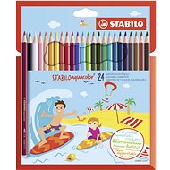STABILOaquacolour 24 pcs Cardboard Case - Coloured Pencils