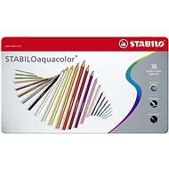 STABILOaquacolour 36 pcs Metal Case - Coloured Pencils