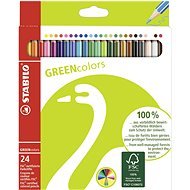 STABILO GREENcolours 24 pcs Case - Coloured Pencils