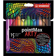 STABILO-point Max 15 pcs Case "ARTY" - Felt Tip Pens