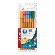 STABILO Point 88 8 pcs Case “Pastel“ - Fineliner Pens