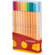 STABILO point 88 colourParade case red/orange 20 colours - Liner