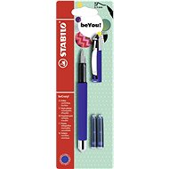 STABILO beCrazy! Fountain Pen Uni Colors, blue + 2 Refills - Fountain Pen