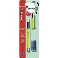 STABILO beCrazy! Fountain Pen Uni Colours, Lime Punch + 2 Refills - Fountain Pen